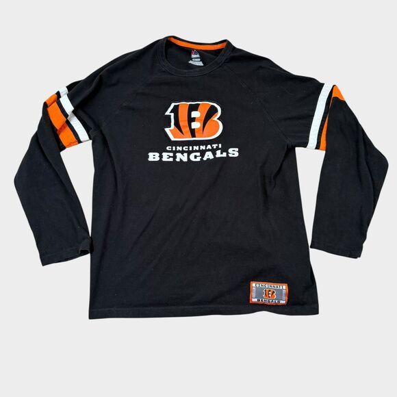 Majestic Other - Cincinnati Bengals Majestic Shirt Mens XL Black Long Sleeve NFL Football Raglan